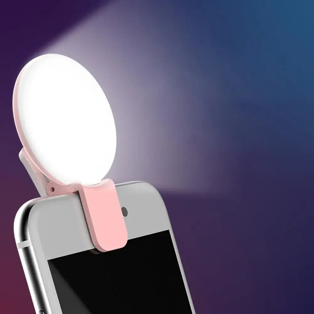 Clip-On LED Selfie Ring Light