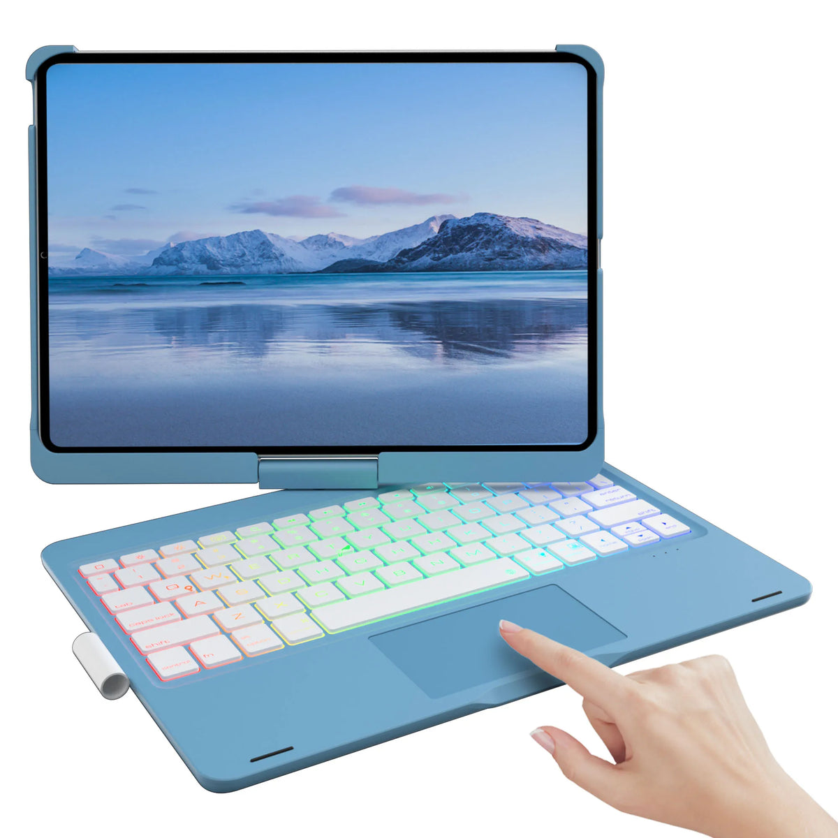 Backlit Tablet Keyboard Case with Trackpad