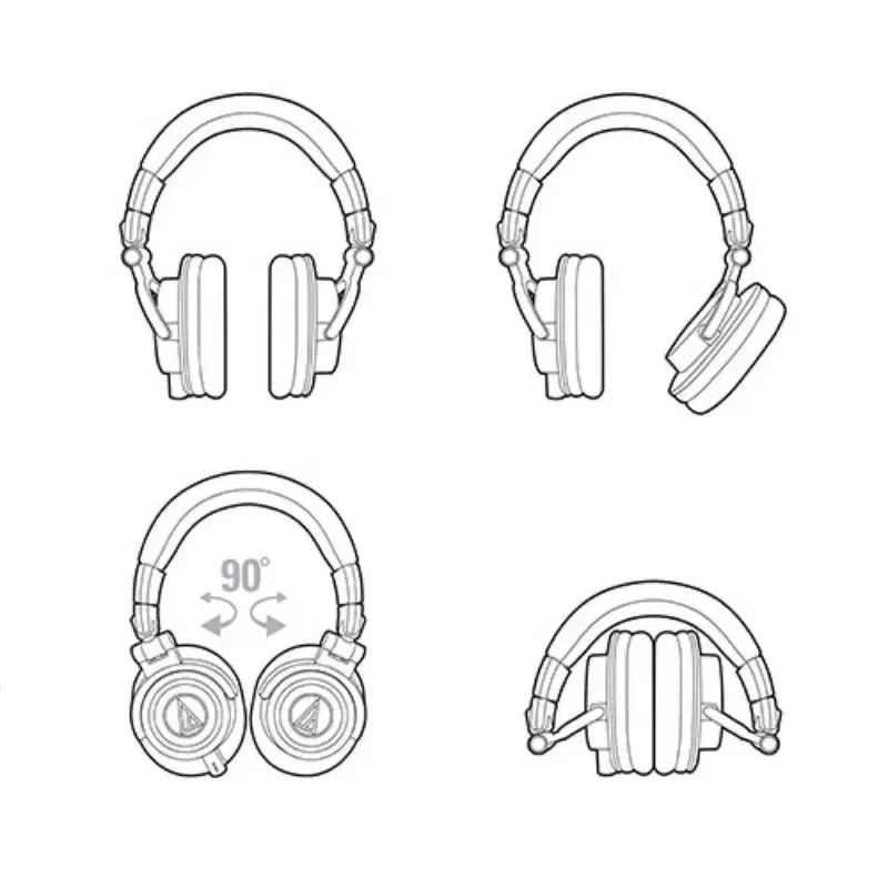 Closed-Back Studio Monitor Headphones