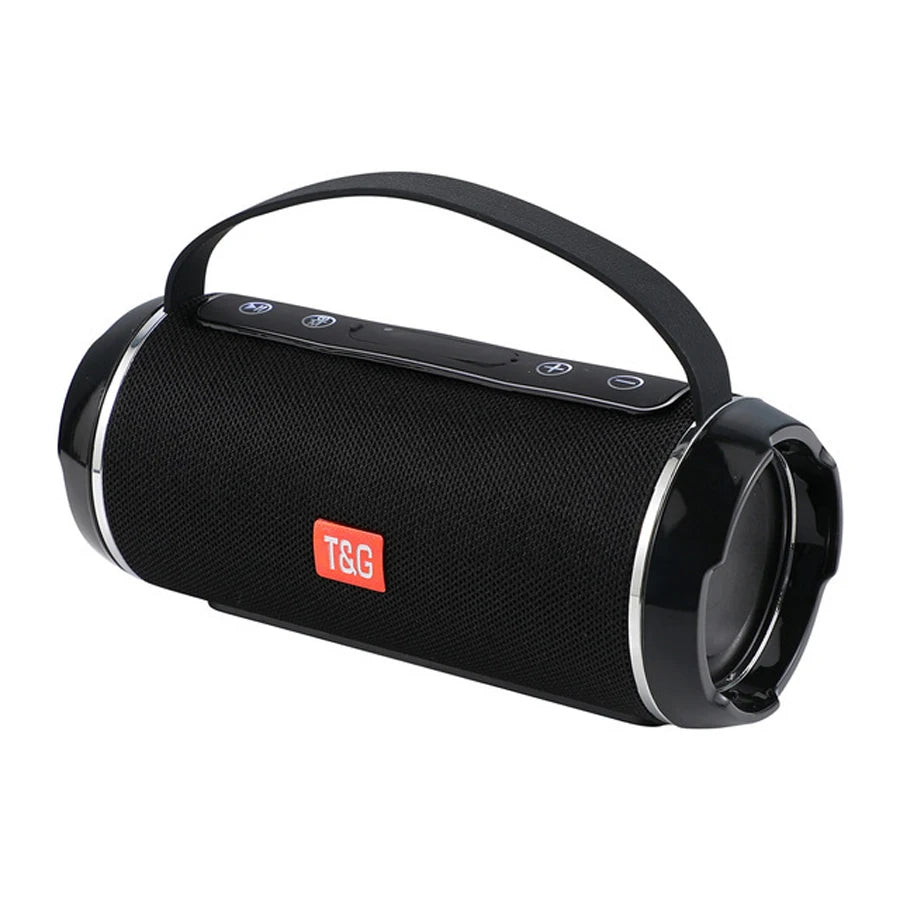 Portable Barrel Bluetooth Speaker with Strap