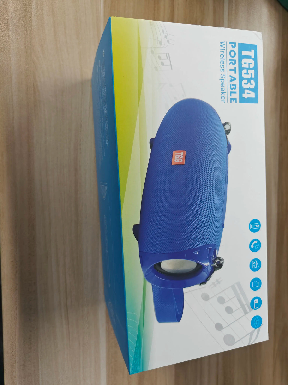 Portable Barrel Bluetooth Speaker with Strap