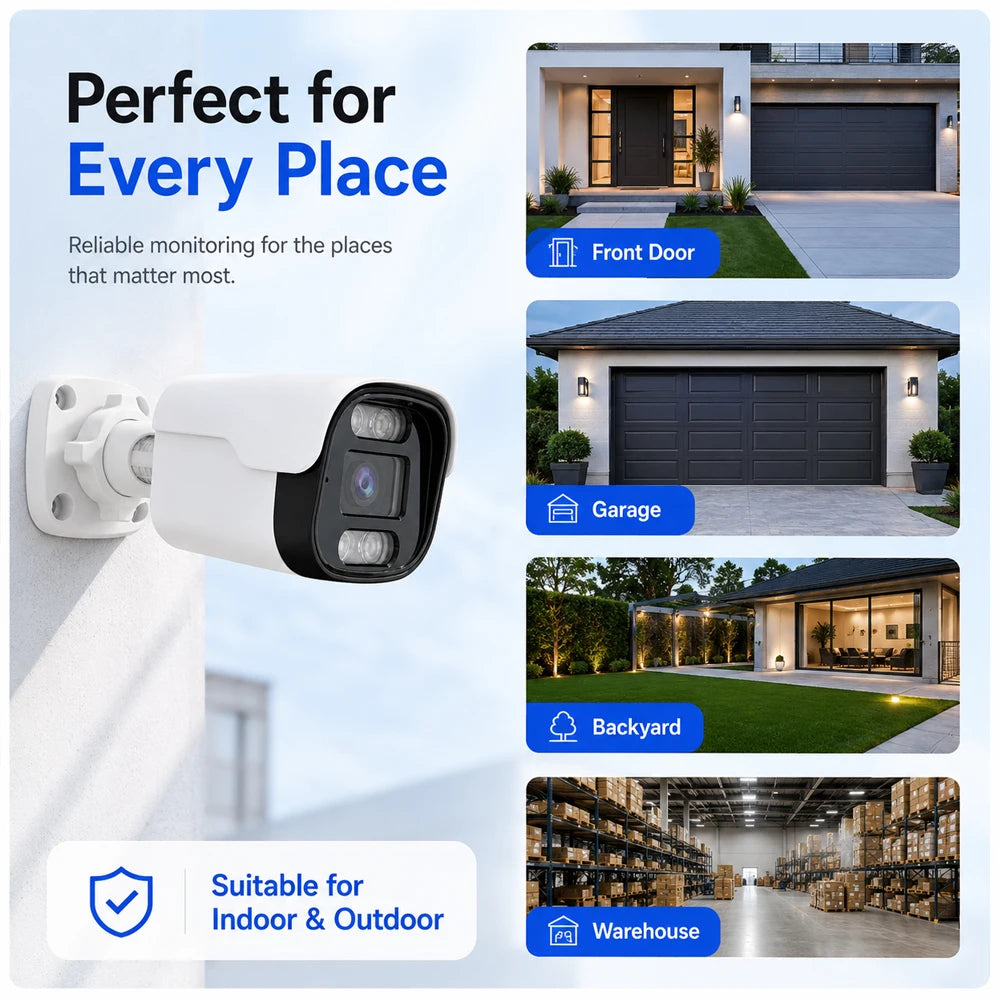 8MP 4K Smart Detection Security Camera