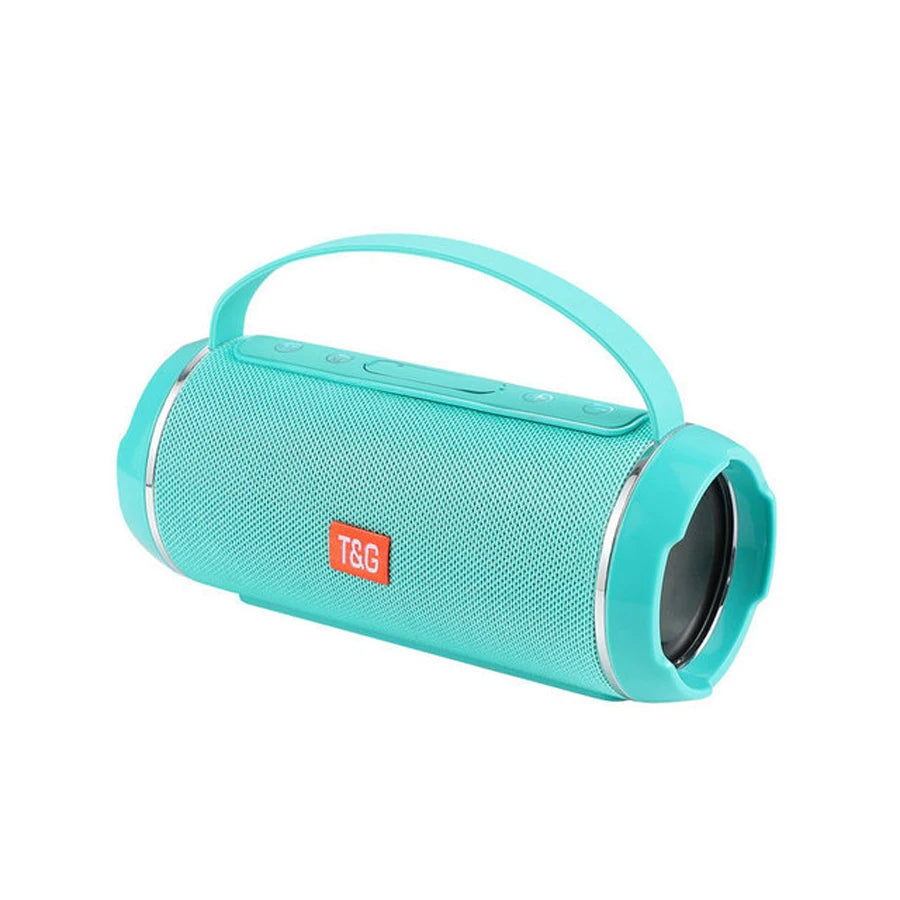 Portable Barrel Bluetooth Speaker with Strap