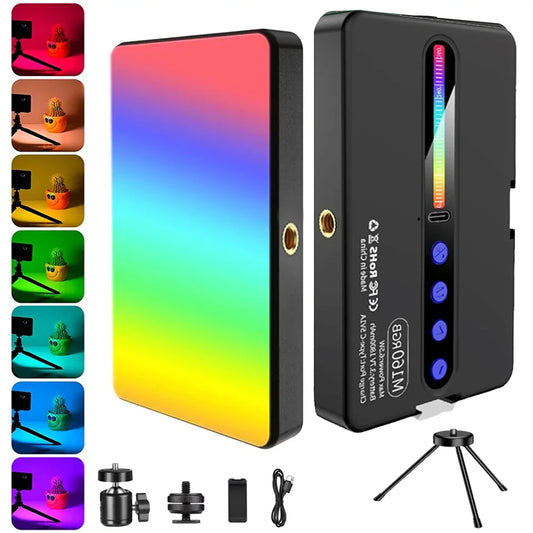 Rechargeable RGB LED Video Light, Cold Shoe
