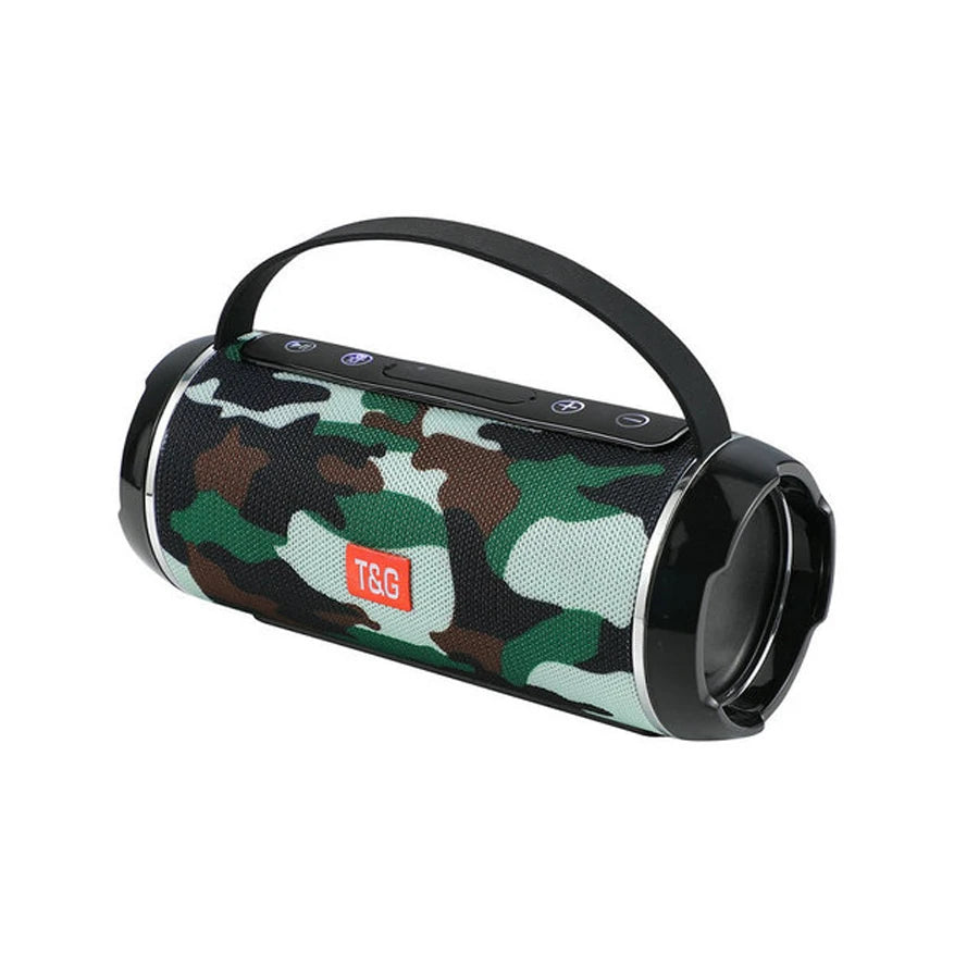 Portable Barrel Bluetooth Speaker with Strap