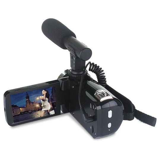 24MP HD Digital Video Camera, 18x Zoom