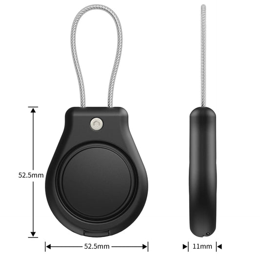 Waterproof Tracker Tag Holder with Steel Cable