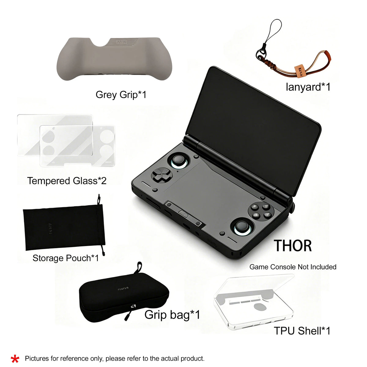 Dual-Screen Handheld Soft Storage Bag