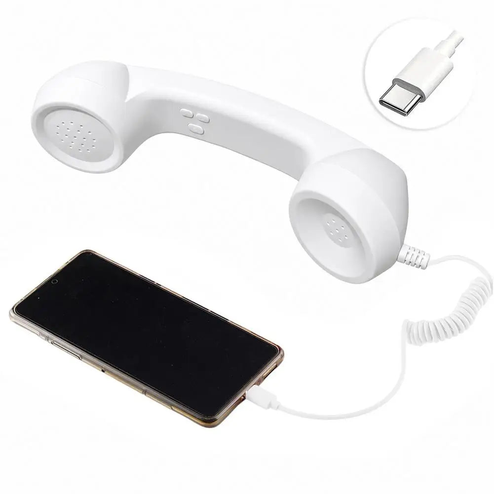 USB-C Retro Phone Handset Receiver