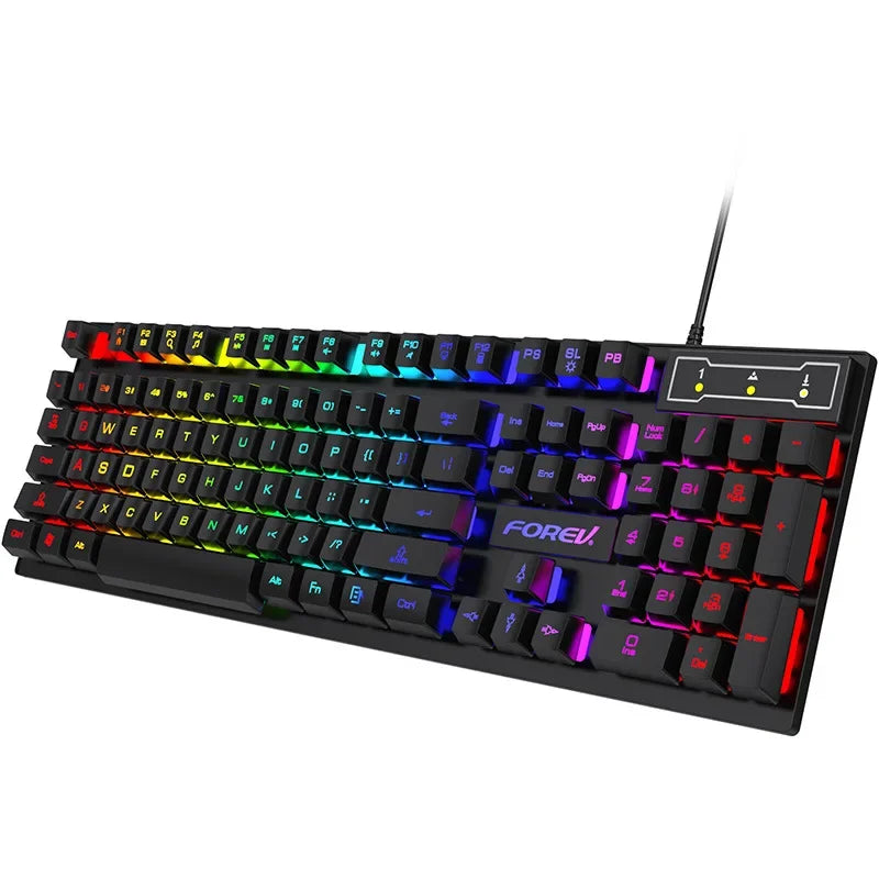 Backlit Gaming Keyboard and Mouse Set - Keyboard