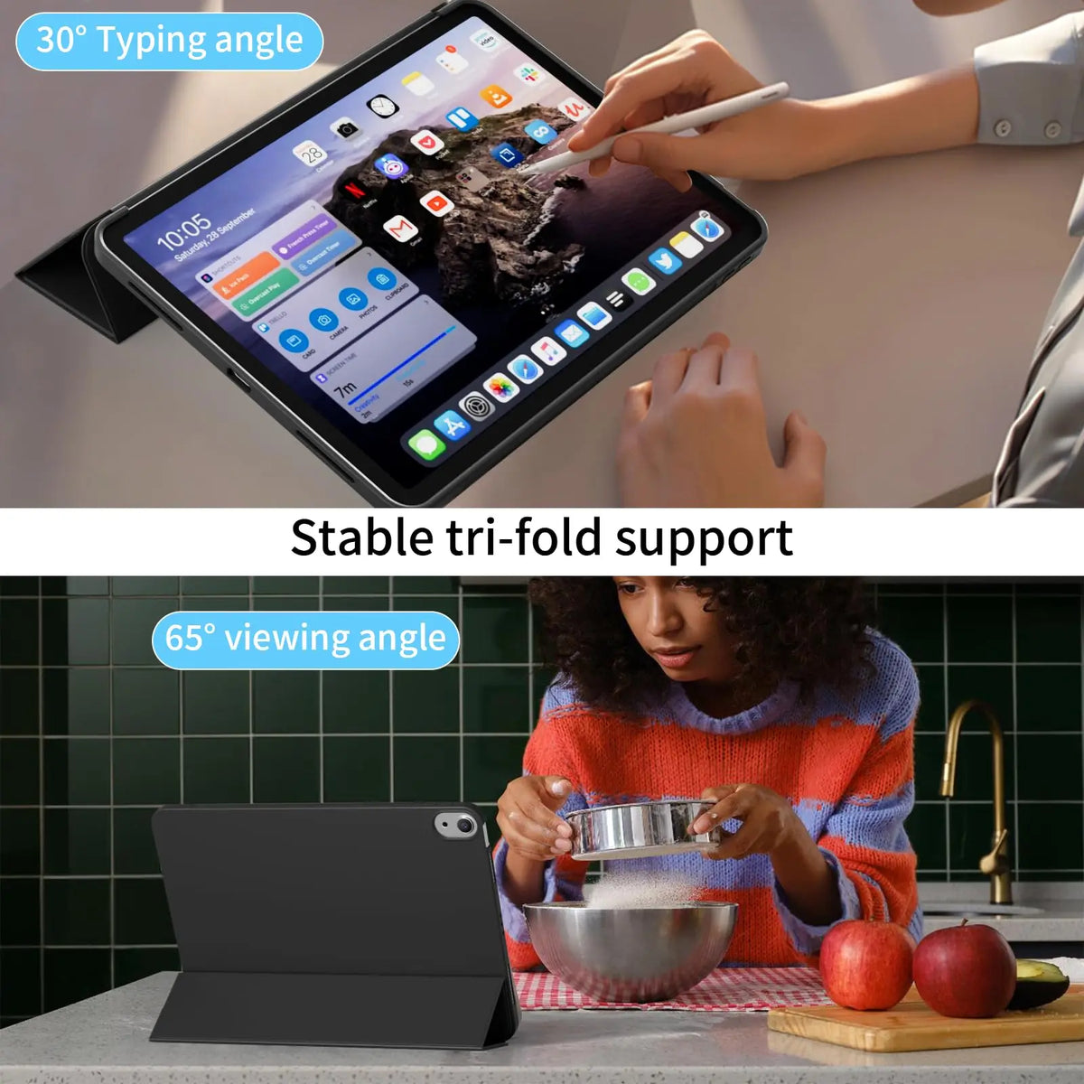 Magnetic Smart Folio Tablet Cover