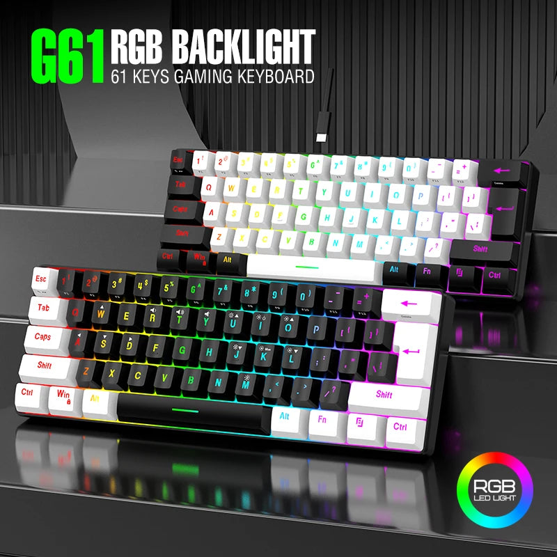 60% Compact RGB Wired Keyboard