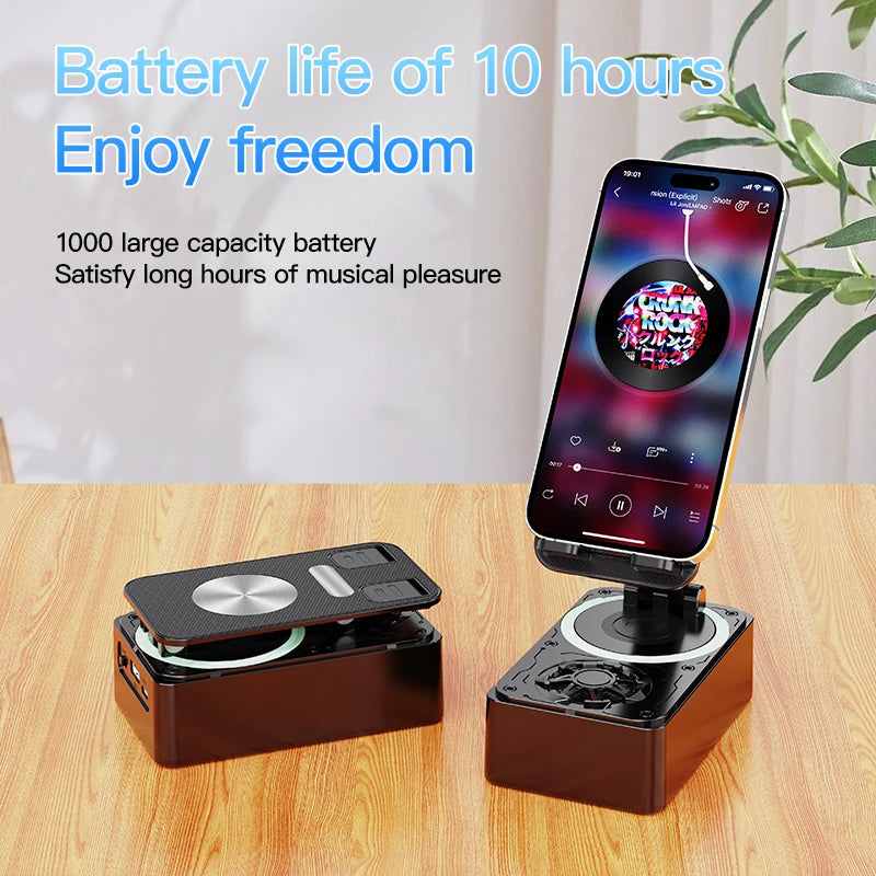 3-in-1 Bluetooth Speaker, Phone Stand and Power Bank