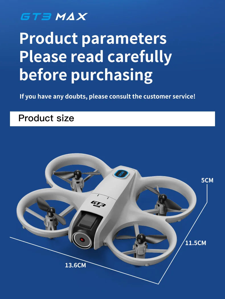 Mini Camera Drone with Optional Screen Remote