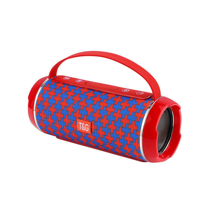 Portable Barrel Bluetooth Speaker with Strap