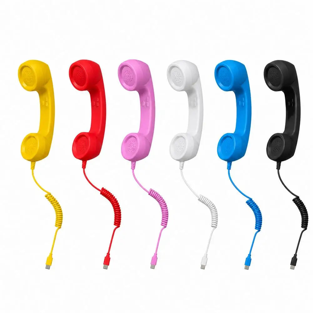 USB-C Retro Phone Handset Receiver