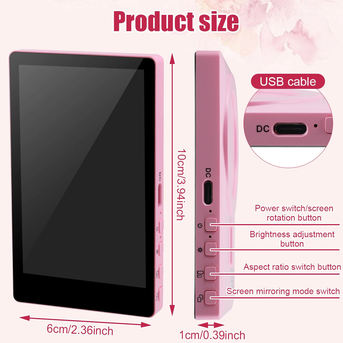 Magnetic Wireless Selfie Screen