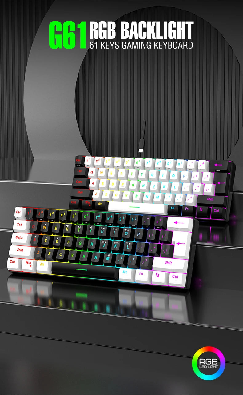 60% Compact RGB Wired Keyboard