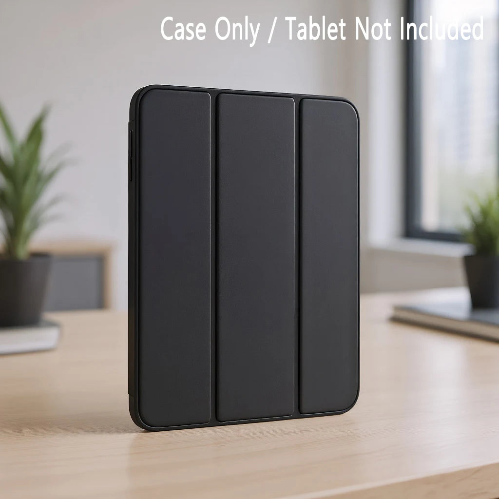 Magnetic Smart Folio Tablet Cover - Black