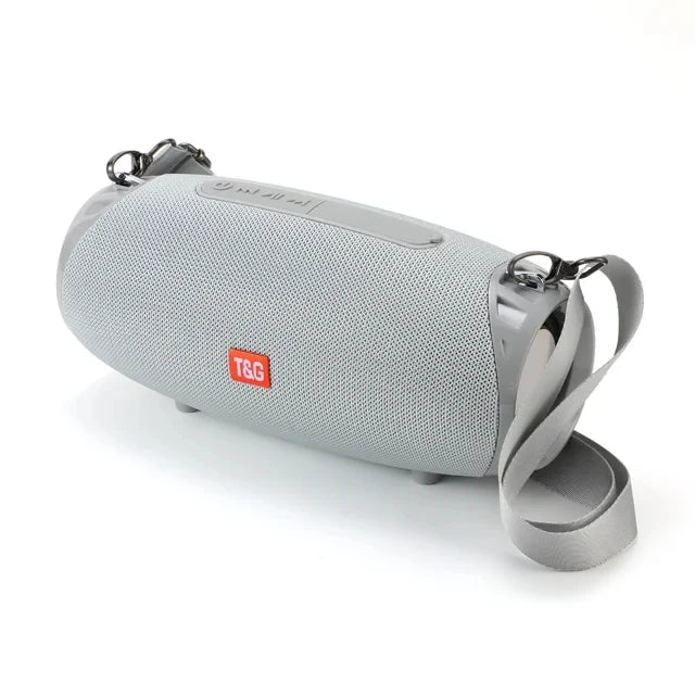 Portable Barrel Bluetooth Speaker with Strap