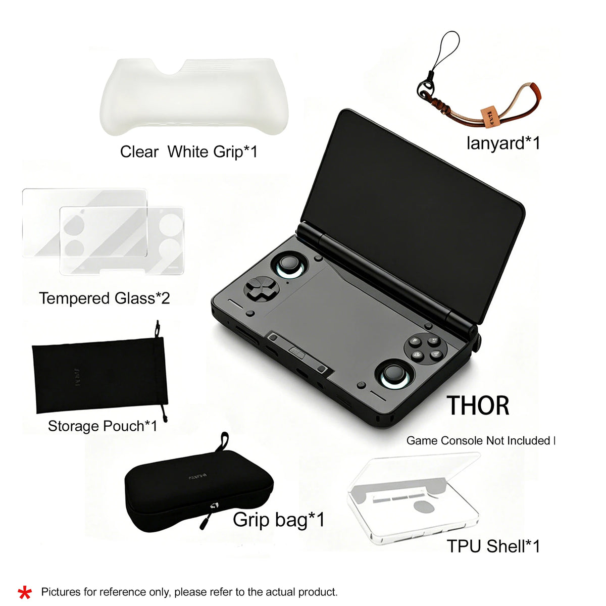 Dual-Screen Handheld Soft Storage Bag