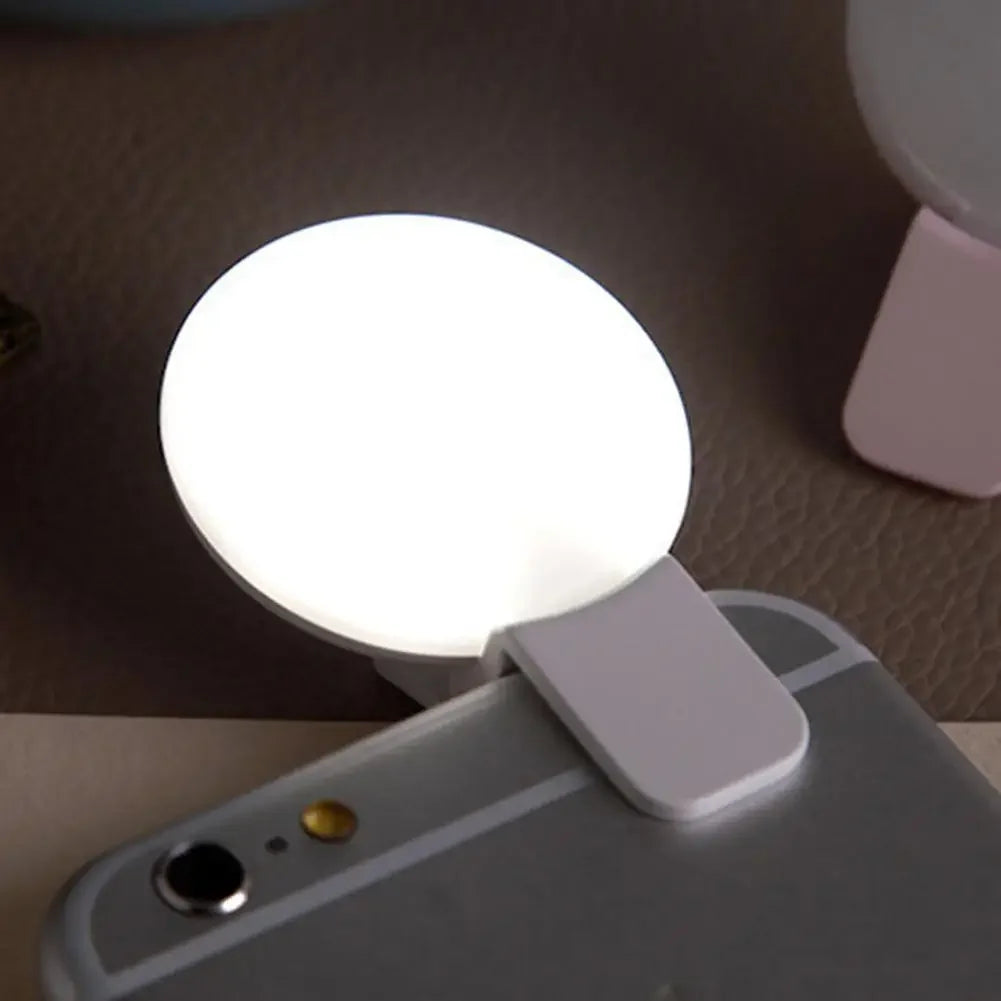 Clip-On LED Selfie Ring Light