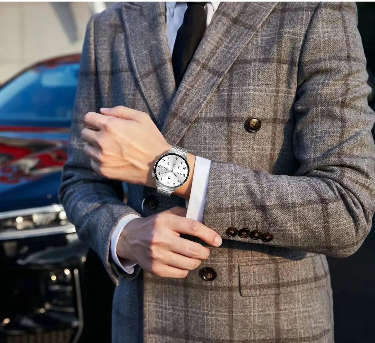 Smart Watch with Built-in Wireless Earbuds