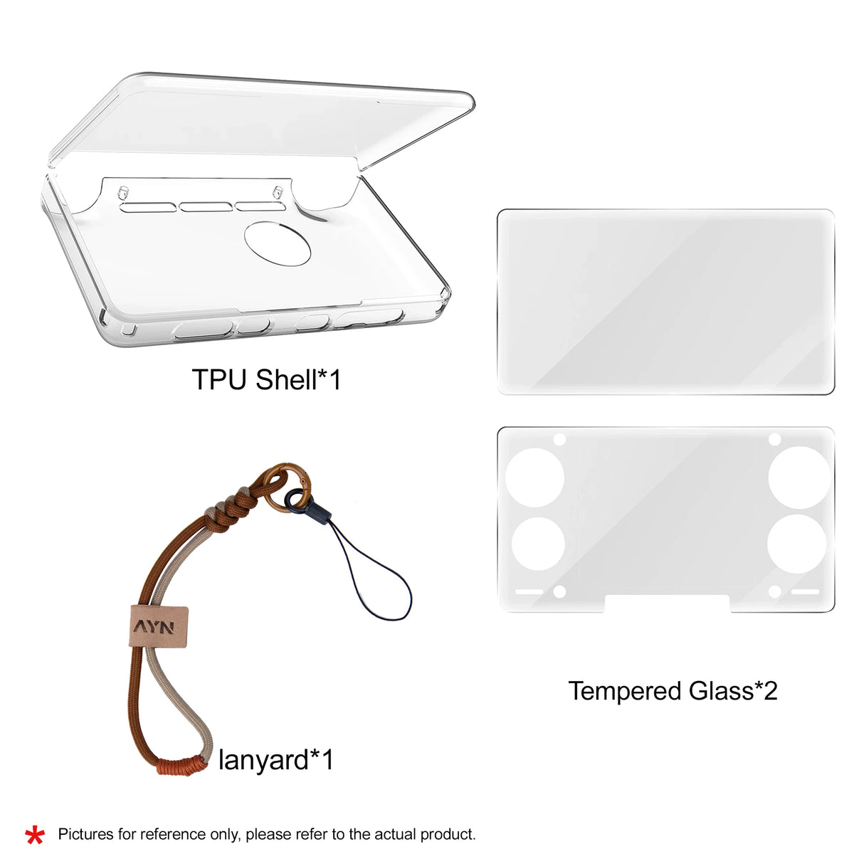 Dual-Screen Handheld Soft Storage Bag