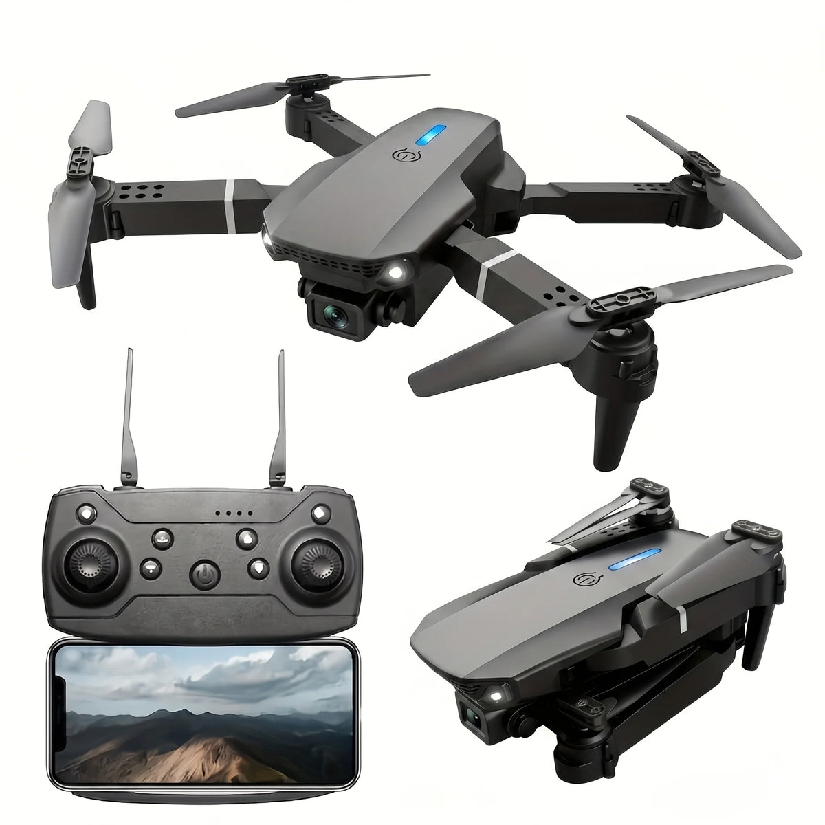 Foldable Dual-Camera Drone with 2 Batteries - photo 11
