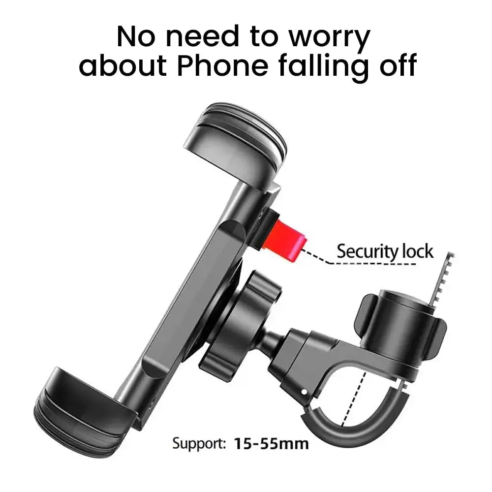 Rotating Non-Slip Bike Phone Mount
