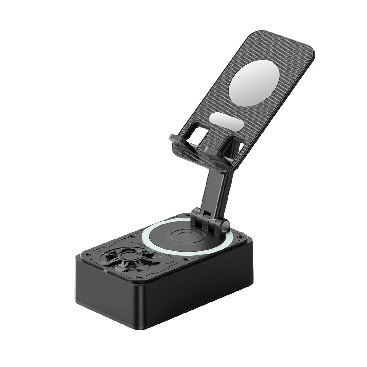 3-in-1 Bluetooth Speaker, Phone Stand and Power Bank - Black