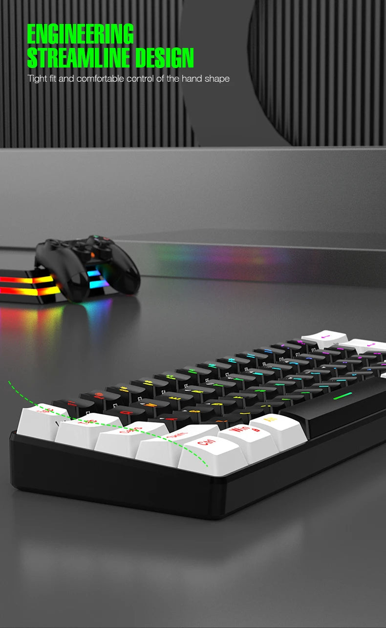 60% Compact RGB Wired Keyboard