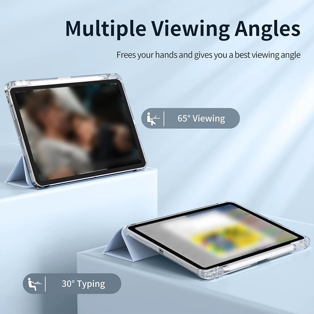 Clear Tablet Case with Pencil Holder