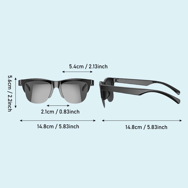 Wireless Sports Audio Sunglasses with Calls