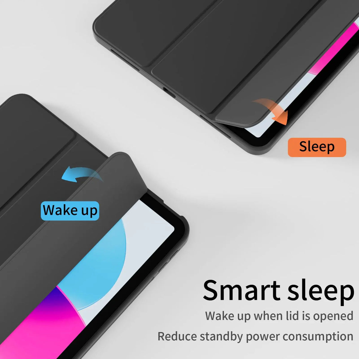 Magnetic Smart Folio Tablet Cover