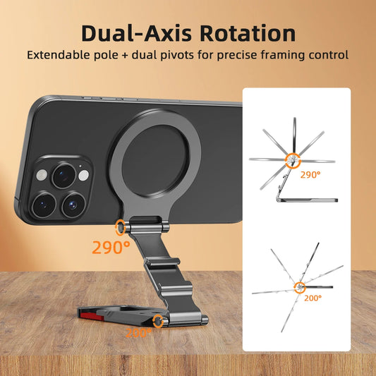 Magnetic Carabiner Phone Holder & Tripod Mount